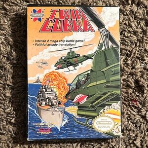 Nintendo Twin Cobra Video Game - Orange and Green